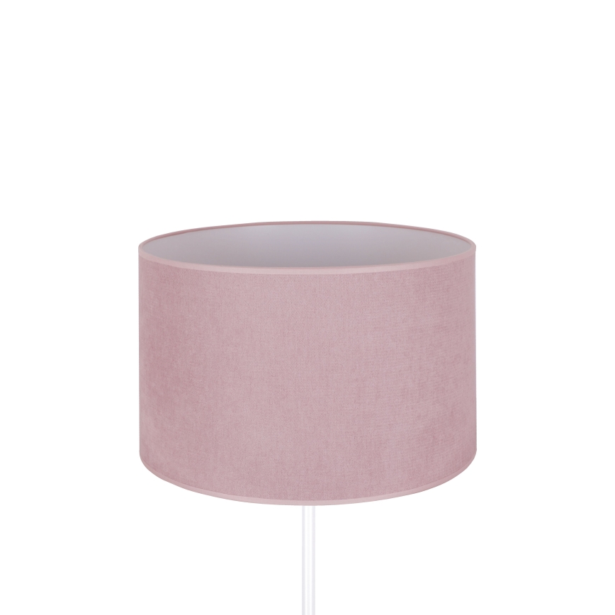 Duolla - Stolní lampa BRISTOL 1xE14/15W/230V pr. 17,5 cm růžová/bílá