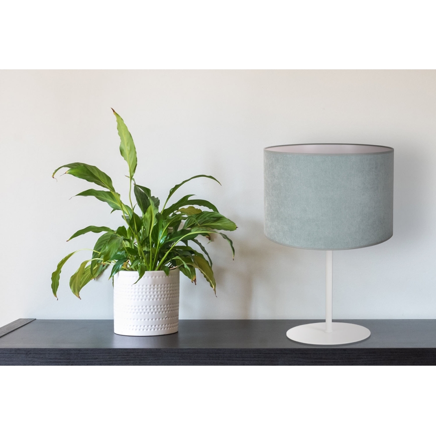 Duolla - Stolní lampa BRISTOL 1xE14/15W/230V pr. 17,5 cm zelená/bílá