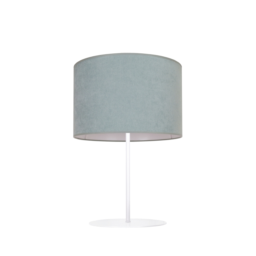Duolla - Stolní lampa BRISTOL 1xE14/15W/230V pr. 17,5 cm zelená/bílá