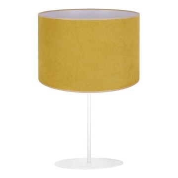 Duolla - Stolní lampa BRISTOL 1xE14/15W/230V pr. 17,5 cm žlutá/bílá