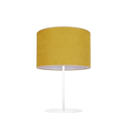 Duolla - Stolní lampa BRISTOL 1xE14/15W/230V pr. 17,5 cm žlutá/bílá