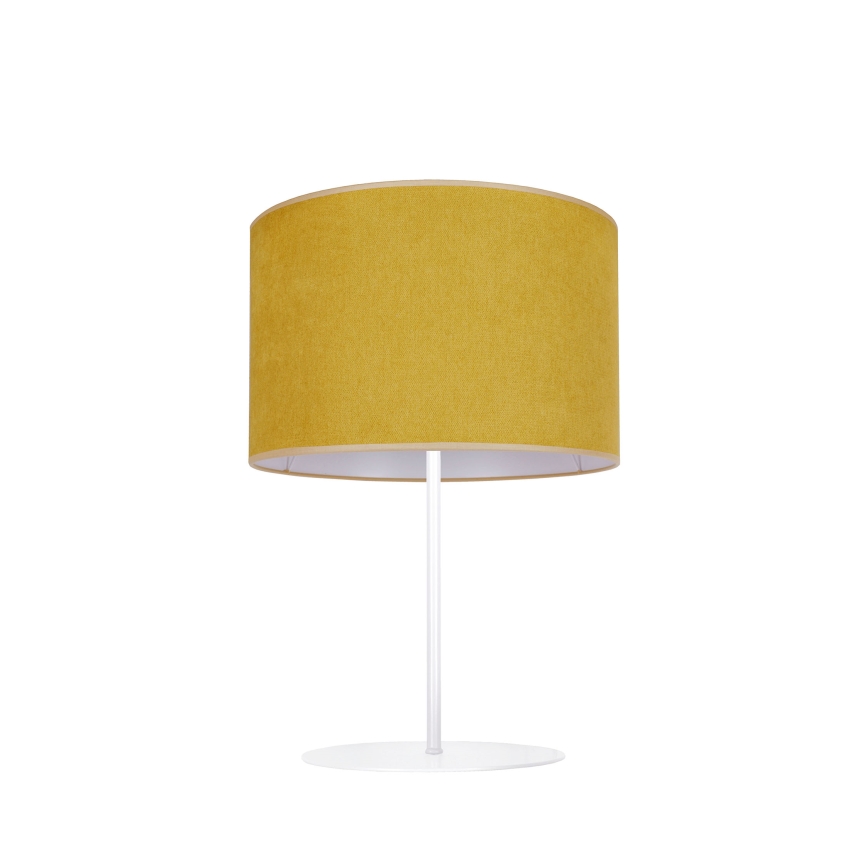 Duolla - Stolní lampa BRISTOL 1xE14/15W/230V pr. 17,5 cm žlutá/bílá