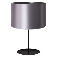 Duolla - Stolní lampa CANNES 1xE14/15W/230V 20 cm stříbrná/černá