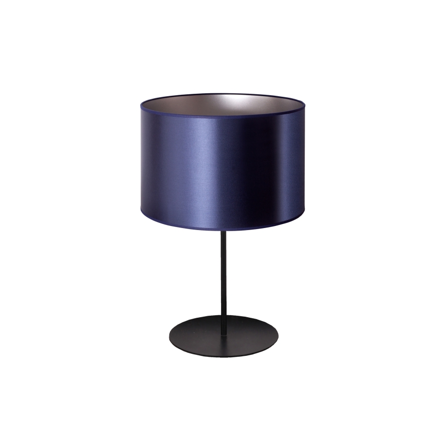 Duolla - Stolní lampa CANNES 1xE14/15W/230V pr. 20 cm modrá/stříbrná/černá