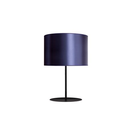 Duolla - Stolní lampa CANNES 1xE14/15W/230V pr. 20 cm modrá/stříbrná/černá