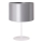 Duolla - Stolní lampa CANNES 1xE14/15W/230V pr. 20 cm stříbrná/bílá