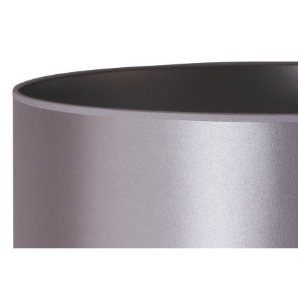 Duolla - Stolní lampa CANNES 1xE14/15W/230V pr. 20 cm stříbrná/černá