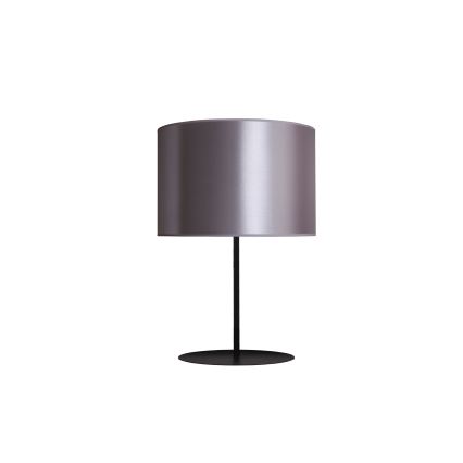 Duolla - Stolní lampa CANNES 1xE14/15W/230V pr. 20 cm stříbrná/černá