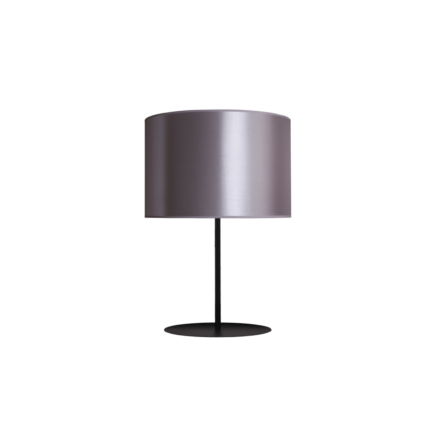 Duolla - Stolní lampa CANNES 1xE14/15W/230V pr. 20 cm stříbrná/černá