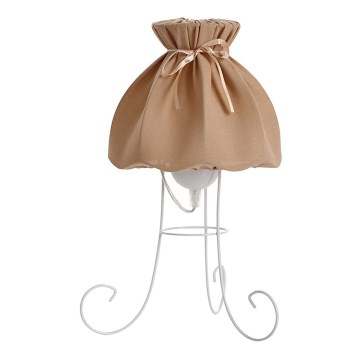Duolla - Stolní lampa ECO 1xE27/40W/230V pr. 28 cm hnědá