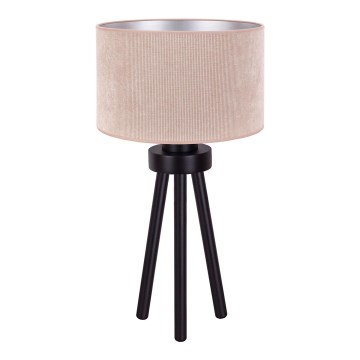 Duolla - Stolní lampa LYON 1xE27/15W/230V pr. 30 cm béžová