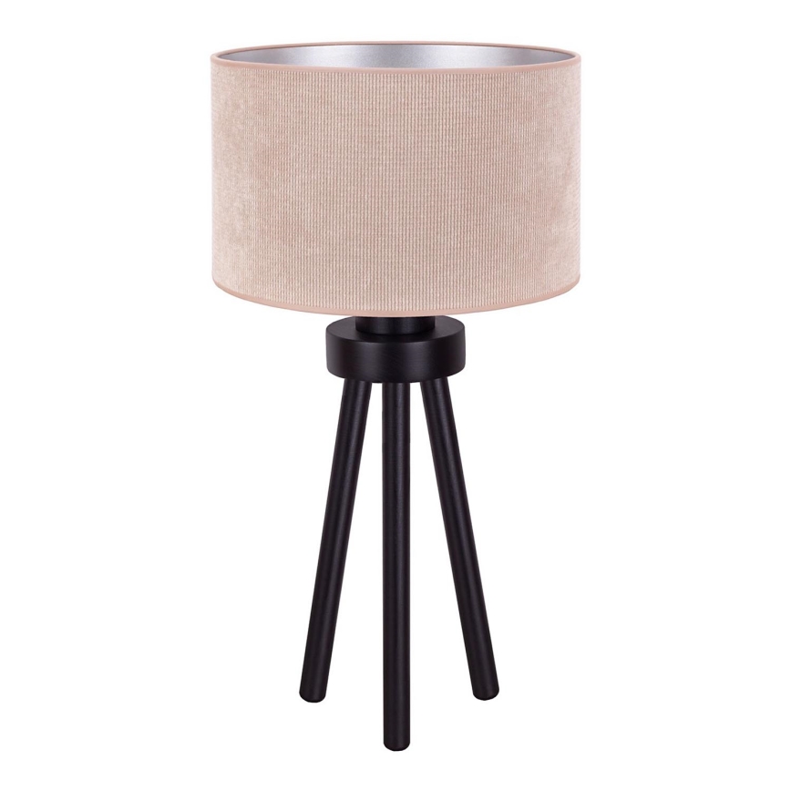 Duolla - Stolní lampa LYON 1xE27/15W/230V pr. 30 cm béžová