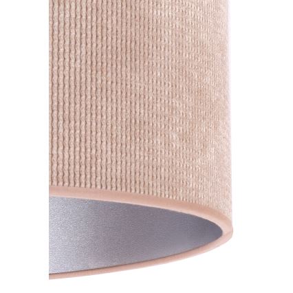 Duolla - Stolní lampa LYON 1xE27/15W/230V pr. 30 cm béžová