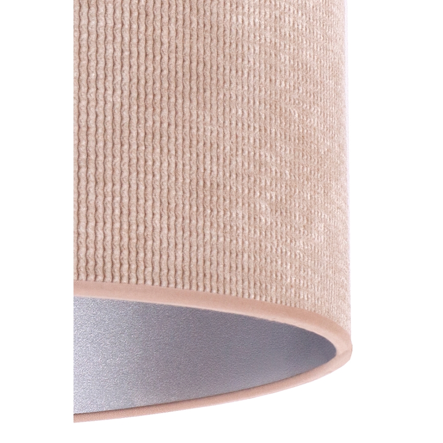 Duolla - Stolní lampa LYON 1xE27/15W/230V pr. 30 cm béžová