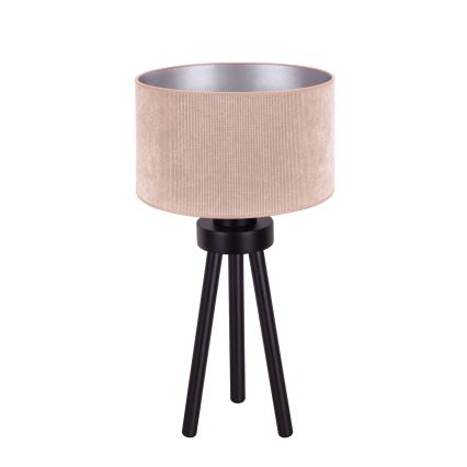 Duolla - Stolní lampa LYON 1xE27/15W/230V pr. 30 cm béžová