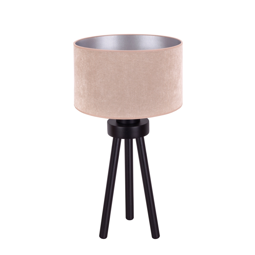 Duolla - Stolní lampa LYON 1xE27/15W/230V pr. 30 cm béžová