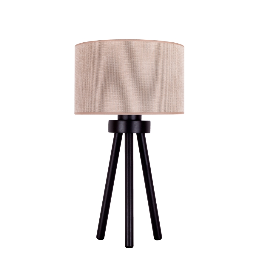 Duolla - Stolní lampa LYON 1xE27/15W/230V pr. 30 cm béžová