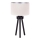 Duolla - Stolní lampa LYON 1xE27/15W/230V pr. 30 cm krémová