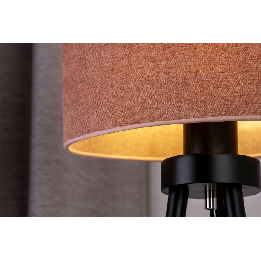 Duolla - Stolní lampa OVAL 1xE27/15W/230V pr. 30 cm růžová