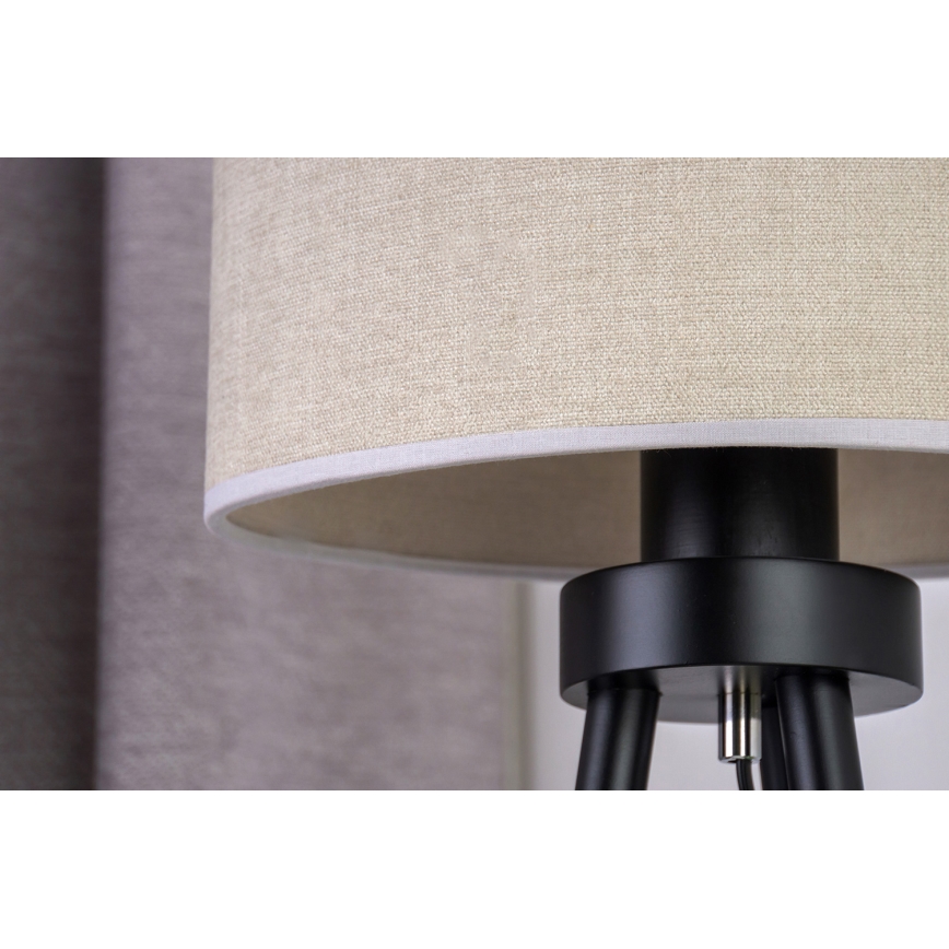 Duolla - Stolní lampa OVAL 1xE27/15W/230V pr. 30 cm šedá