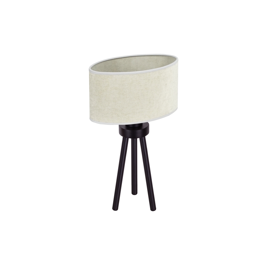 Duolla - Stolní lampa OVAL 1xE27/15W/230V pr. 30 cm šedá