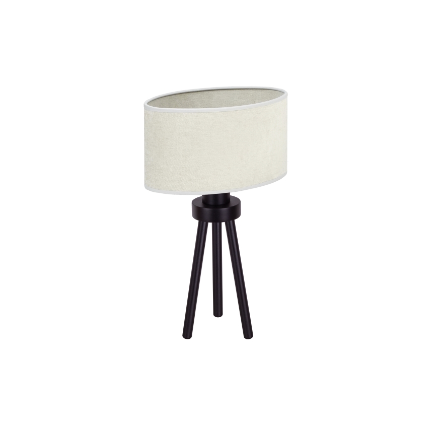 Duolla - Stolní lampa OVAL 1xE27/15W/230V pr. 30 cm šedá