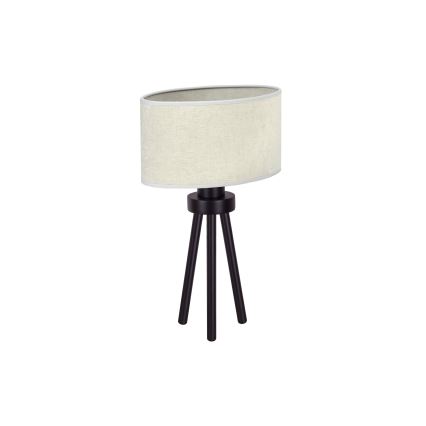 Duolla - Stolní lampa OVAL 1xE27/15W/230V pr. 30 cm šedá