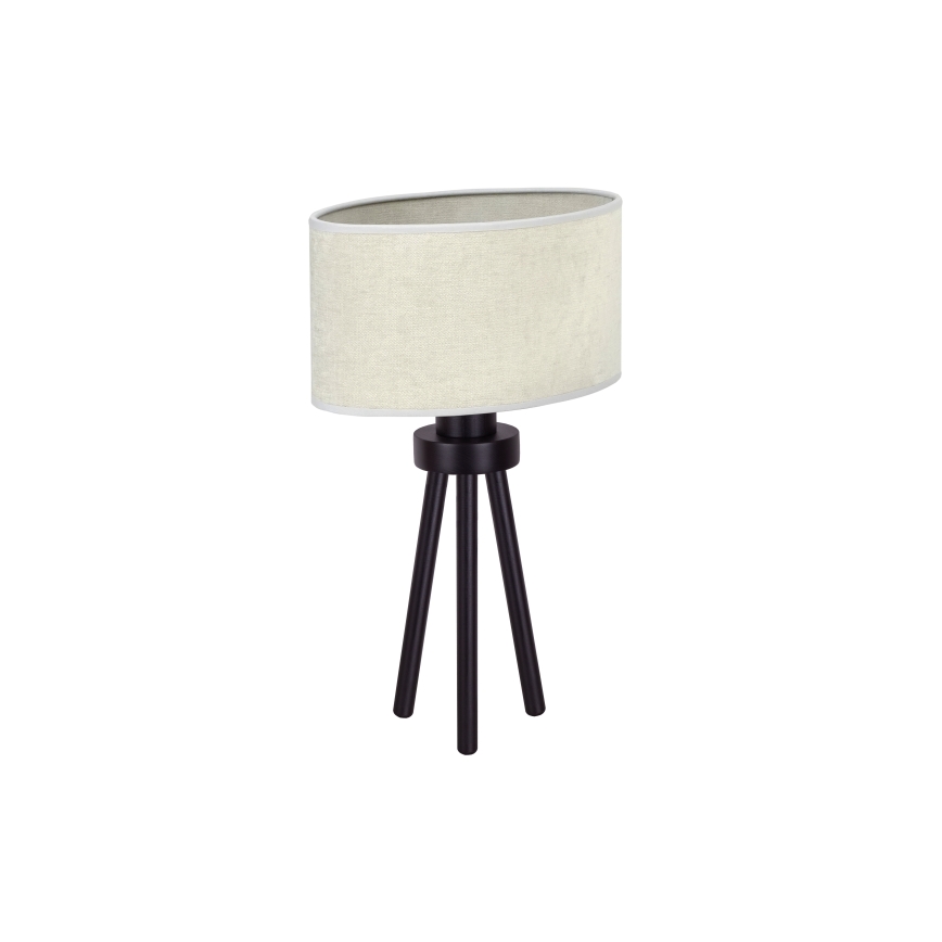 Duolla - Stolní lampa OVAL 1xE27/15W/230V pr. 30 cm šedá