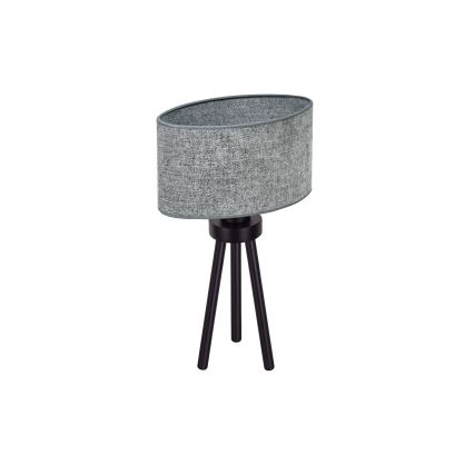 Duolla - Stolní lampa OVAL 1xE27/15W/230V pr. 30 cm šedá
