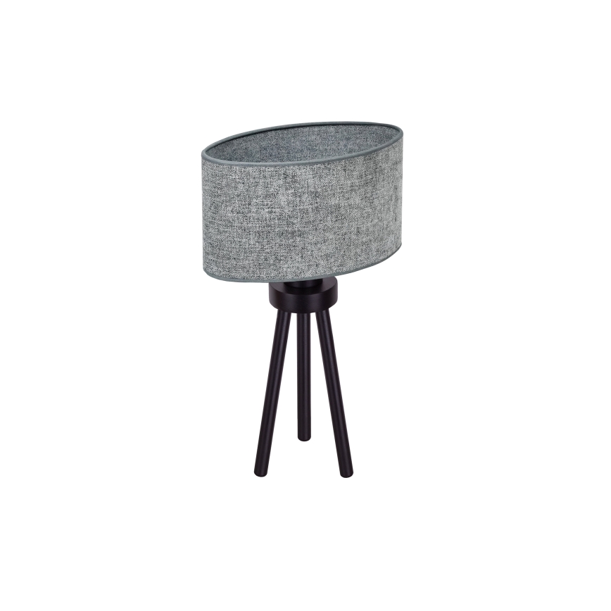 Duolla - Stolní lampa OVAL 1xE27/15W/230V pr. 30 cm šedá