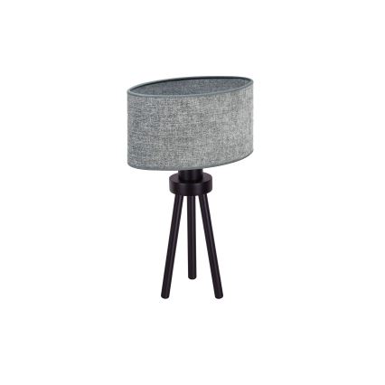 Duolla - Stolní lampa OVAL 1xE27/15W/230V pr. 30 cm šedá