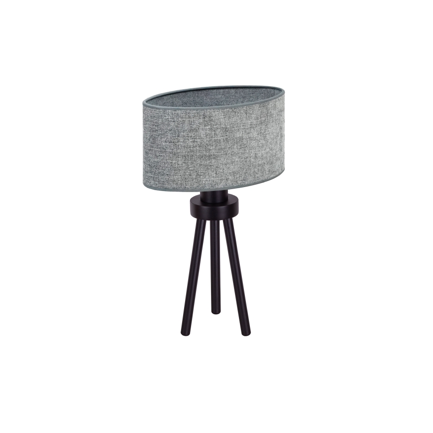 Duolla - Stolní lampa OVAL 1xE27/15W/230V pr. 30 cm šedá