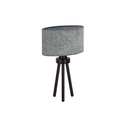 Duolla - Stolní lampa OVAL 1xE27/15W/230V pr. 30 cm šedá
