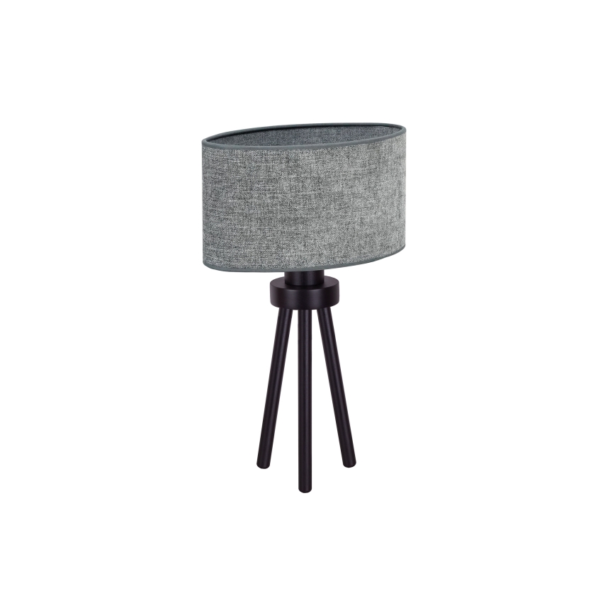 Duolla - Stolní lampa OVAL 1xE27/15W/230V pr. 30 cm šedá