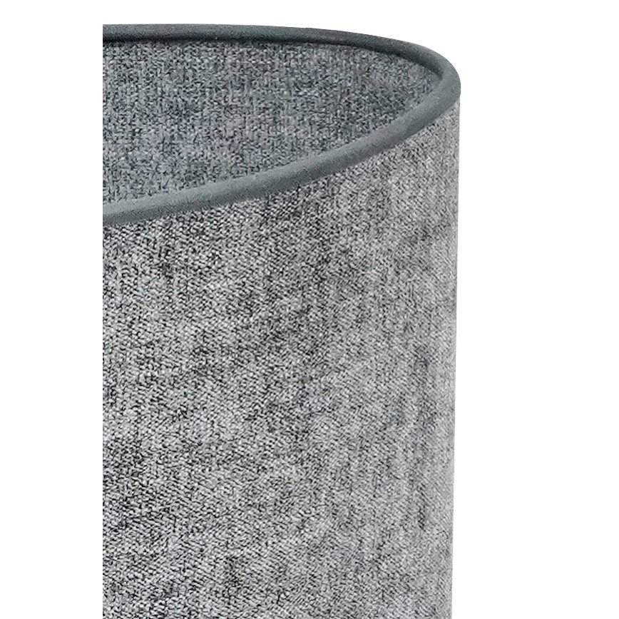 Duolla - Stolní lampa OVAL 1xE27/15W/230V pr. 30 cm šedá