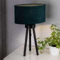 Duolla - Stolní lampa OVAL 1xE27/15W/230V pr. 30 cm zelená