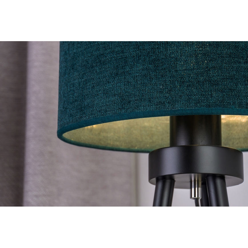 Duolla - Stolní lampa OVAL 1xE27/15W/230V pr. 30 cm zelená