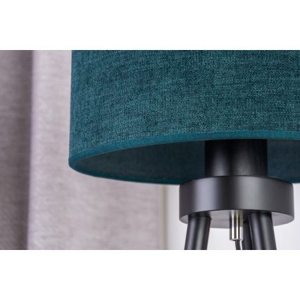 Duolla - Stolní lampa OVAL 1xE27/15W/230V pr. 30 cm zelená