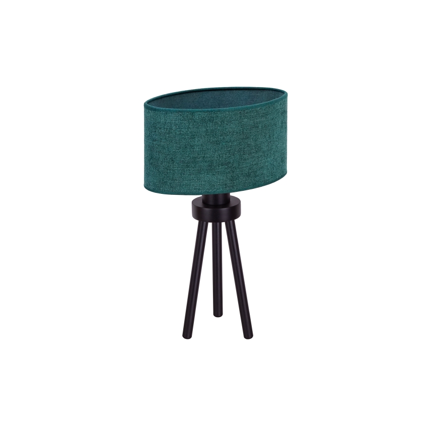 Duolla - Stolní lampa OVAL 1xE27/15W/230V pr. 30 cm zelená