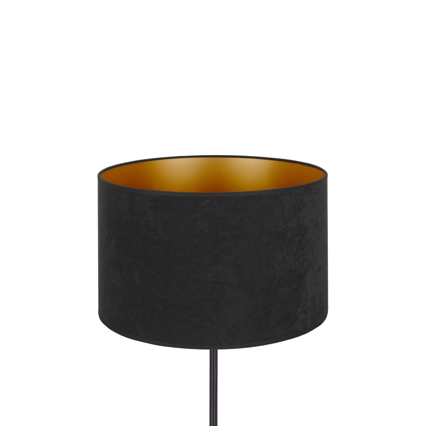 Duolla - Stolní lampa ROLLER 1xE14/15W/230V pr. 20 cm černá/zlatá