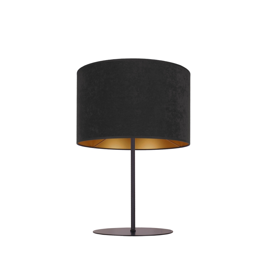 Duolla - Stolní lampa ROLLER 1xE14/15W/230V pr. 20 cm černá/zlatá