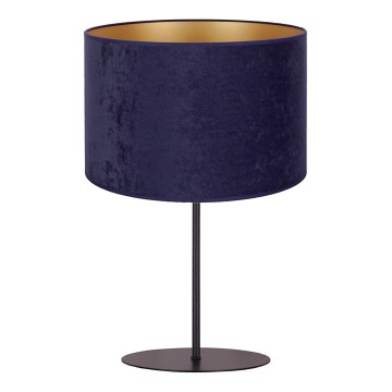Duolla - Stolní lampa ROLLER 1xE14/15W/230V pr. 20 cm modrá/zlatá