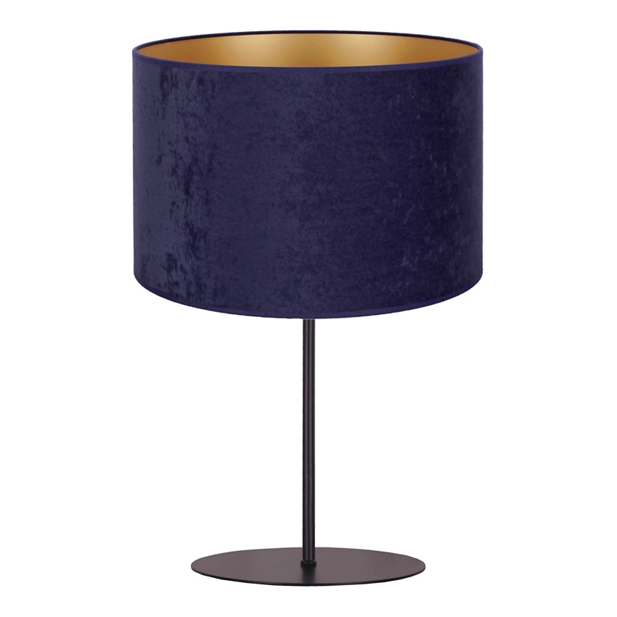 Duolla - Stolní lampa ROLLER 1xE14/15W/230V pr. 20 cm modrá/zlatá