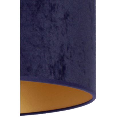 Duolla - Stolní lampa ROLLER 1xE14/15W/230V pr. 20 cm modrá/zlatá