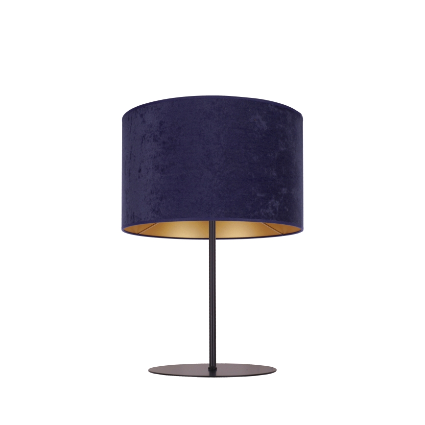 Duolla - Stolní lampa ROLLER 1xE14/15W/230V pr. 20 cm modrá/zlatá