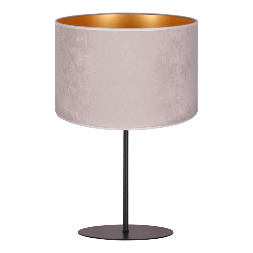 Duolla - Stolní lampa ROLLER 1xE14/15W/230V pr. 20 cm šedá/zlatá