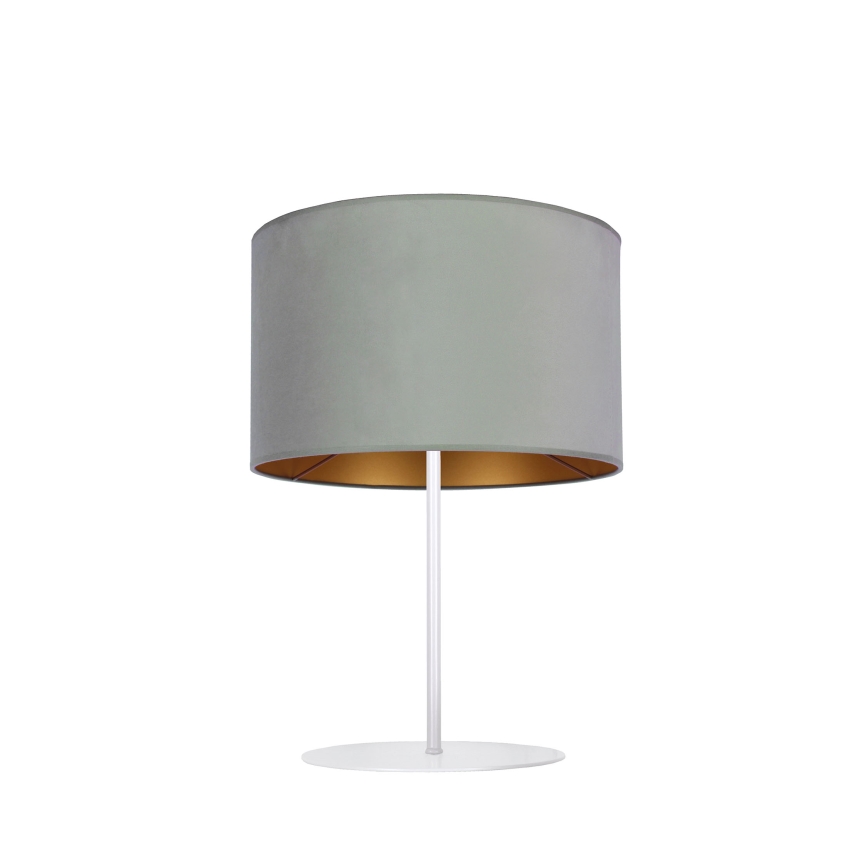 Duolla - Stolní lampa ROLLER 1xE14/15W/230V světle pr. 20 cm zelená/zlatá