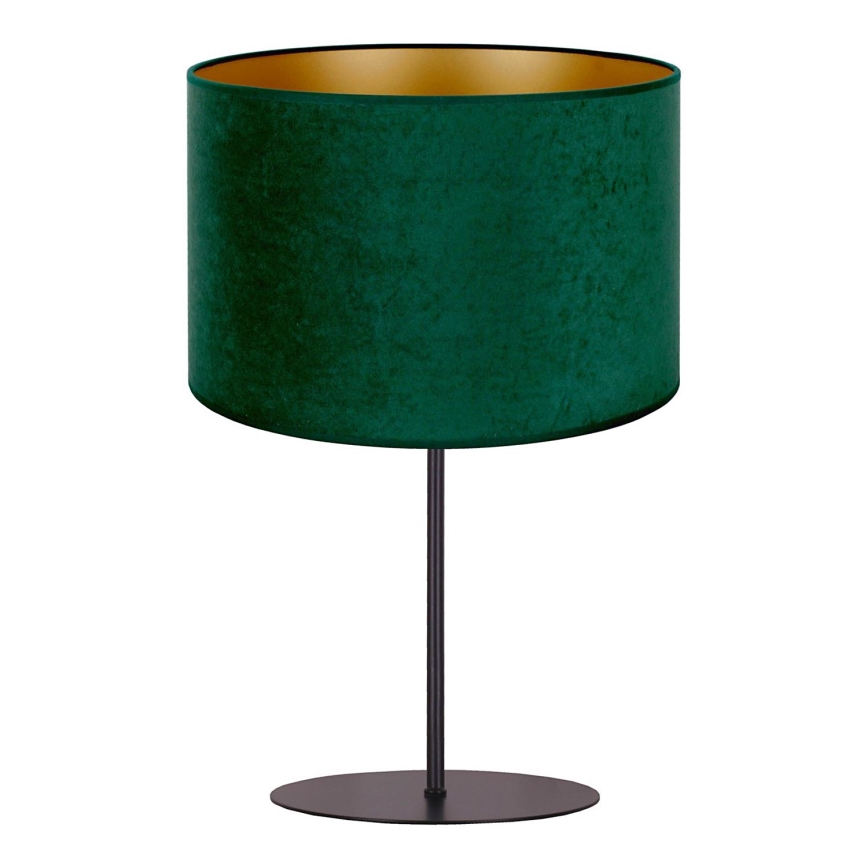 Duolla - Stolní lampa ROLLER 1xE14/15W/230V tmavě pr. 20 cm zelená/zlatá