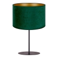 Duolla - Stolní lampa ROLLER 1xE14/15W/230V tmavě zelená/zlatá