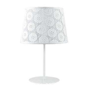 Duolla - Stolní lampa SYMPHONY 1xE14/40W/230V pr. 20 cm bílá